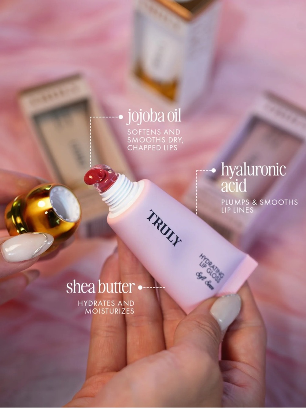 TRULY Hydrating Lip Gloss - Vanilla Baby - Picture 3 of 5